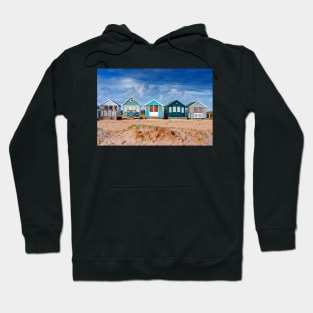 Hengistbury Head Beach Huts Bournemouth Dorset Hoodie